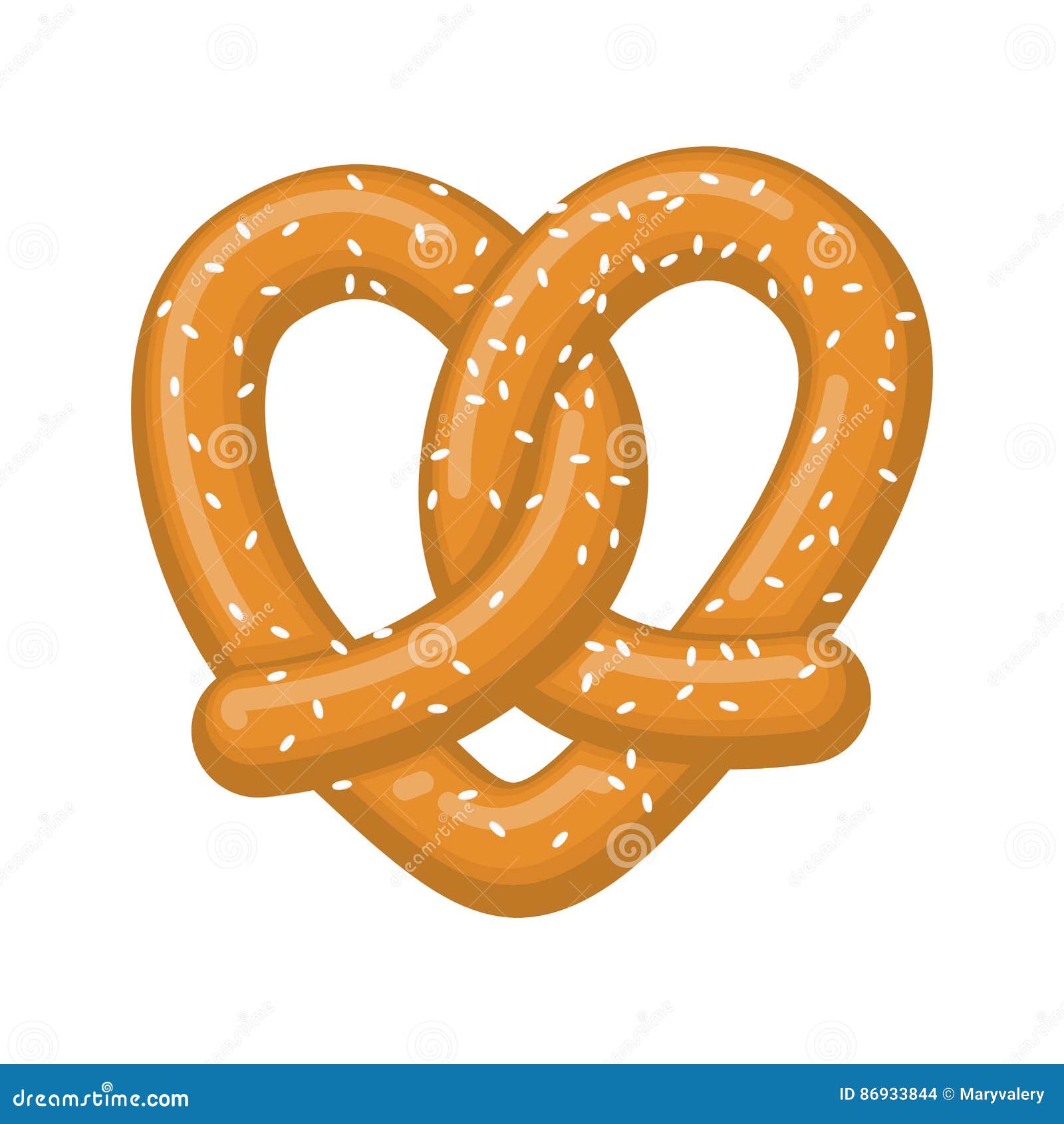 love pretzel. snack heart. food lover sign. traditional german m