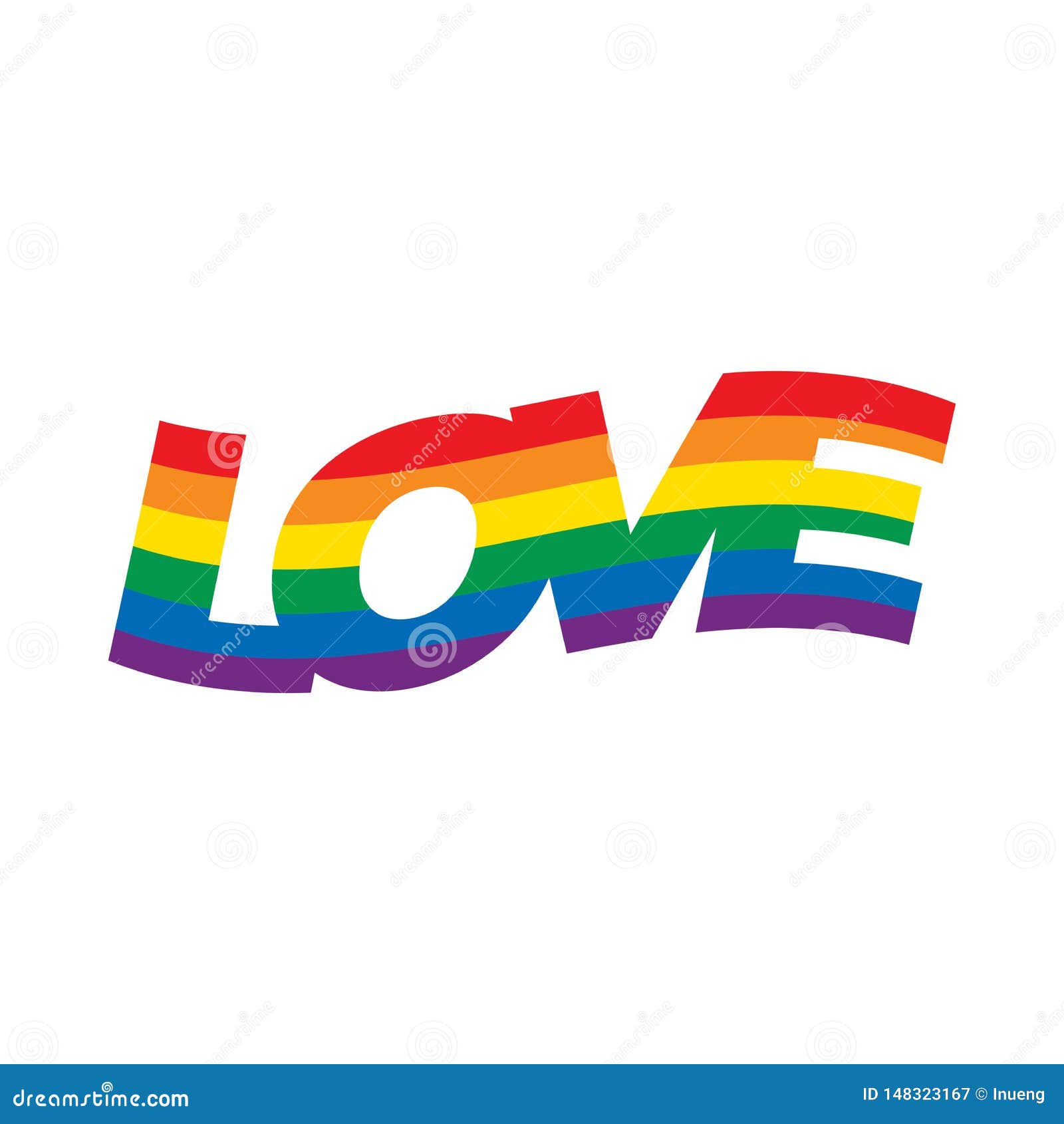 Love Pride Month. Colorful Rainbow Lgbtqia Flag Stock Photo ...