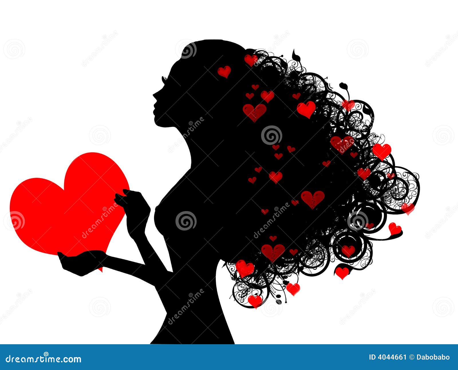 Love queen stock illustration. Illustration of body, illustration 4044661