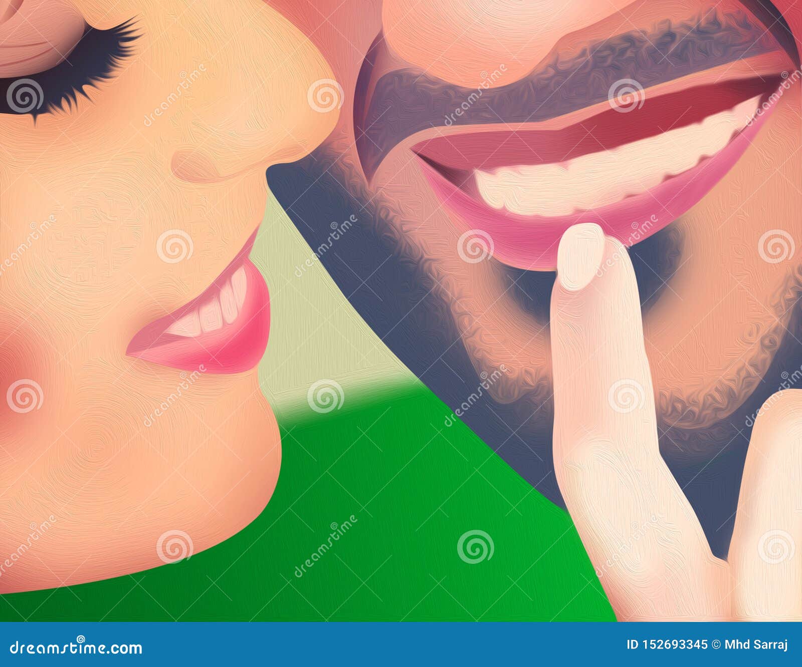Love Romantic Couple Design Wallpaper Stock Illustration - Illustration of  design, romantic: 152693345