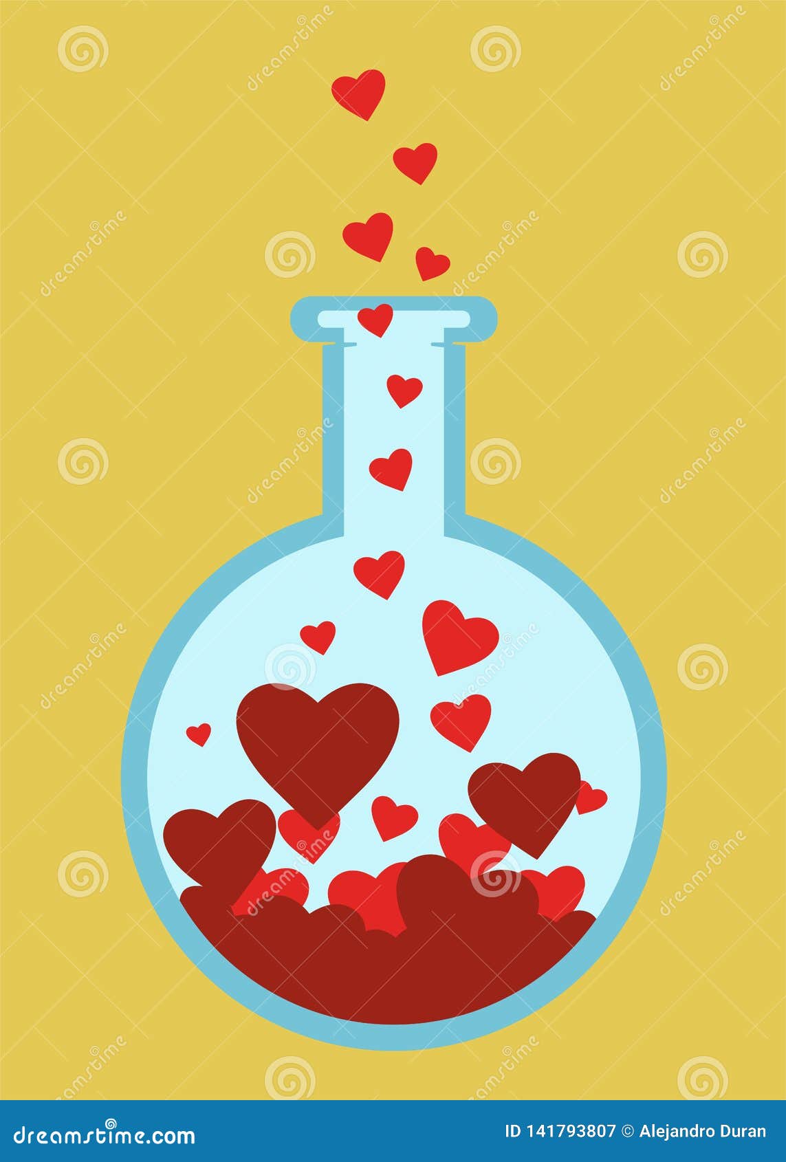 Love science tube stock vector. Illustration of psychology 141793807