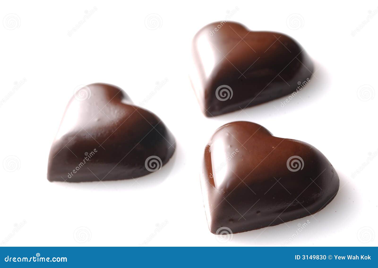 Love shape chocolate stock photo. Image of food, romantic 3149830