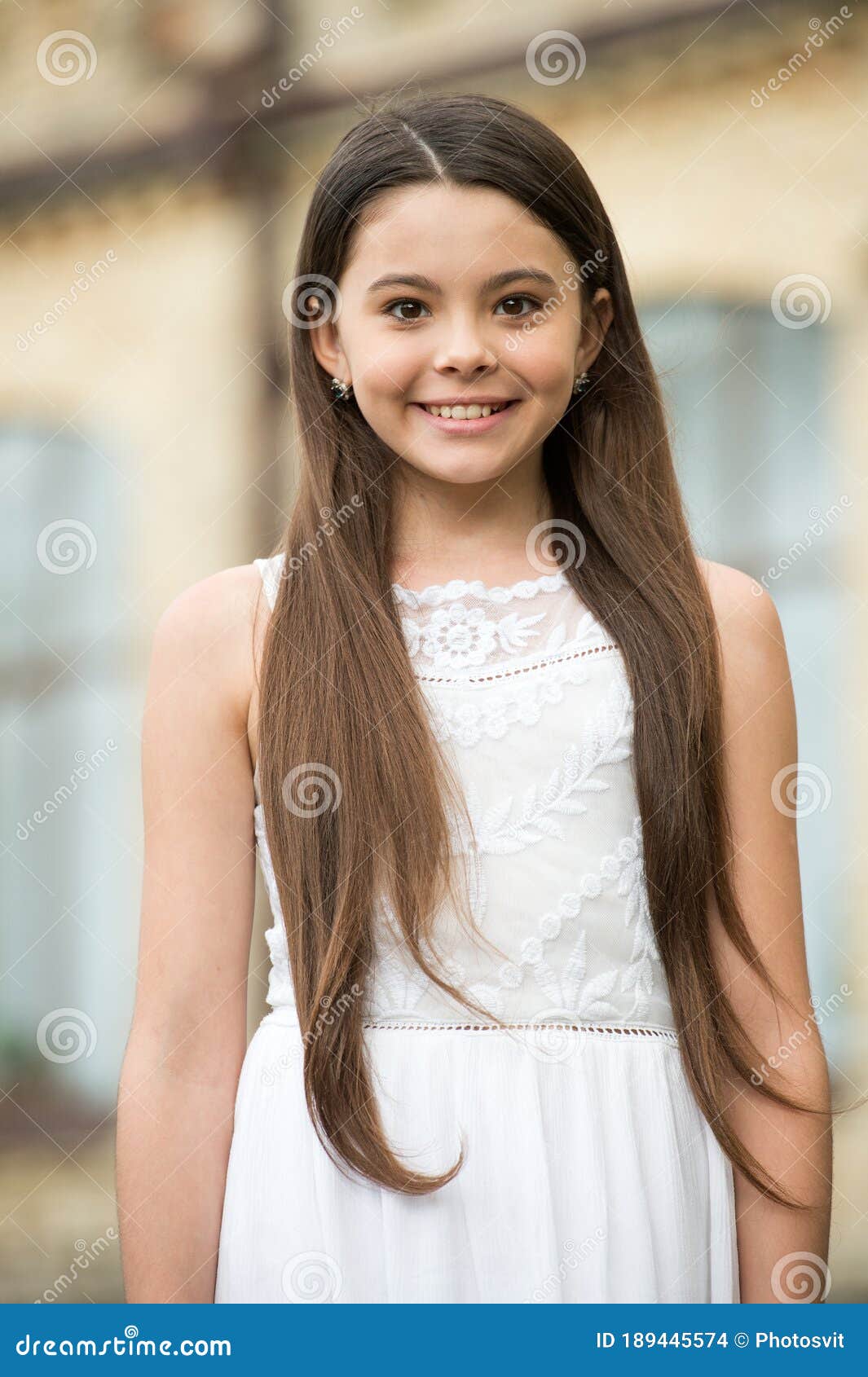 Love the Shine. Beauty Look of Child Girl. Happy Child Smile Outdoors Stock  Photo - Image of fashionable, adorable: 189445574