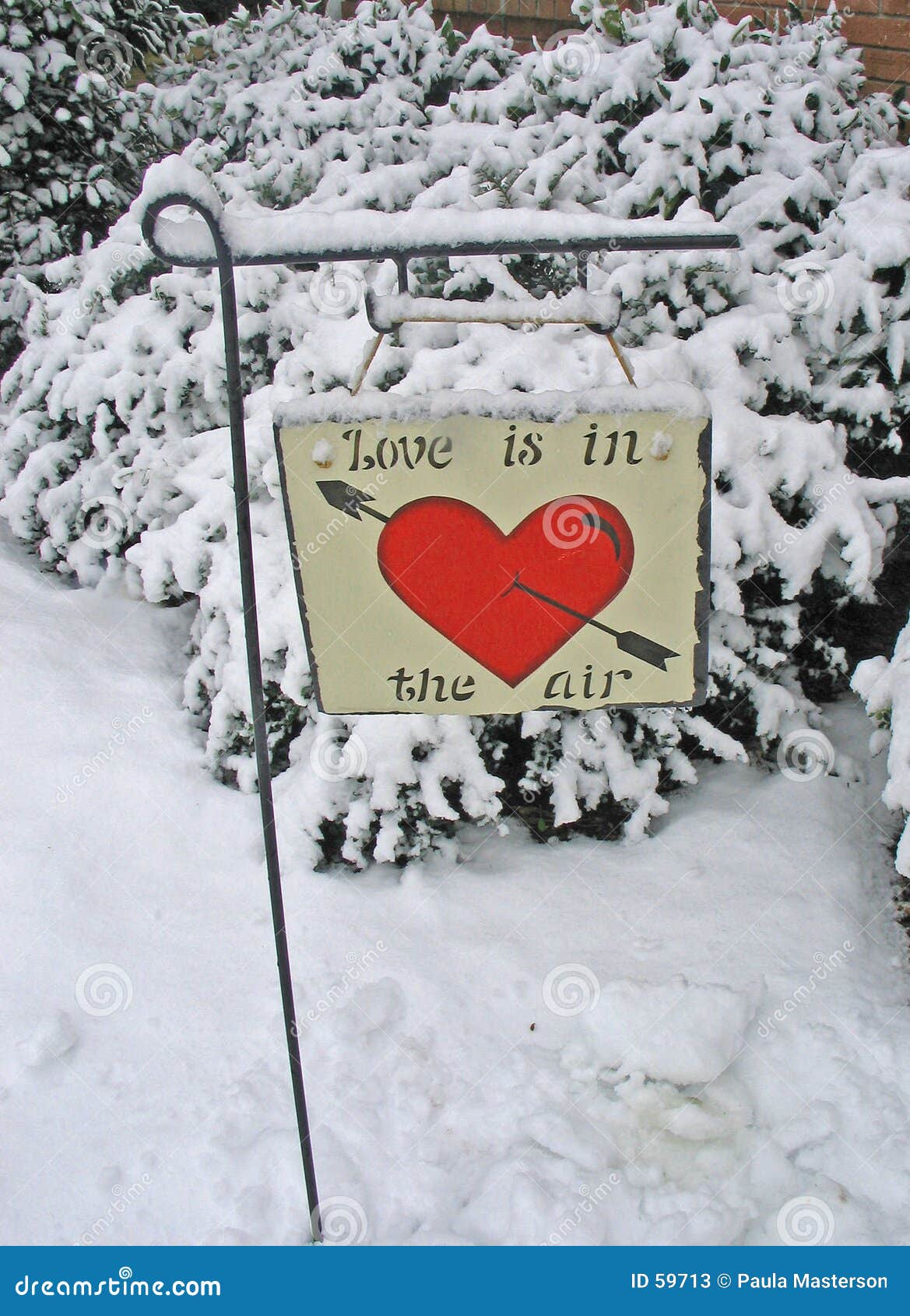 Love in the Snow stock image. Image of heart, valentines - 597131040 x 1300