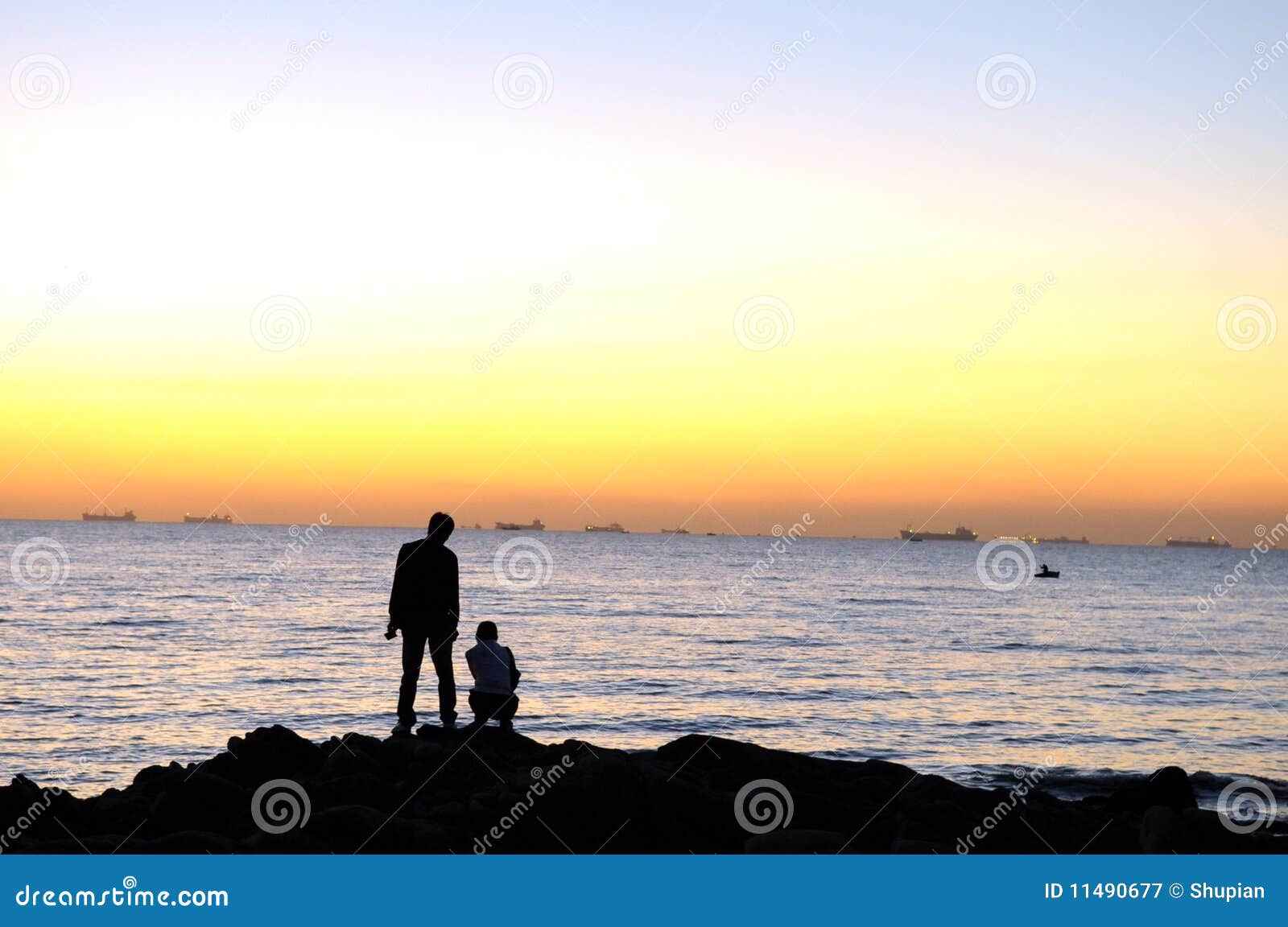 Love in sunrise stock image. Image of south, cloud, wide 11490677