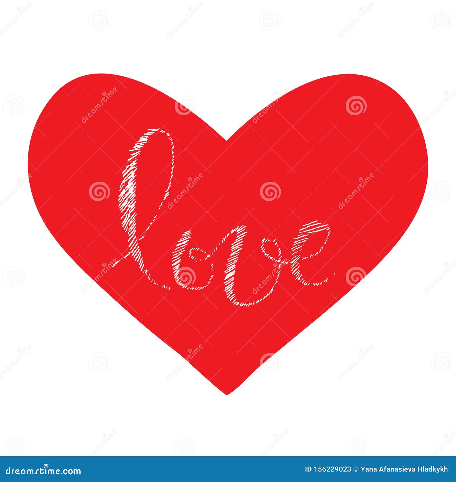 Love Heart for Wedding Valentine Anniversary Couple Stock Illustration ...