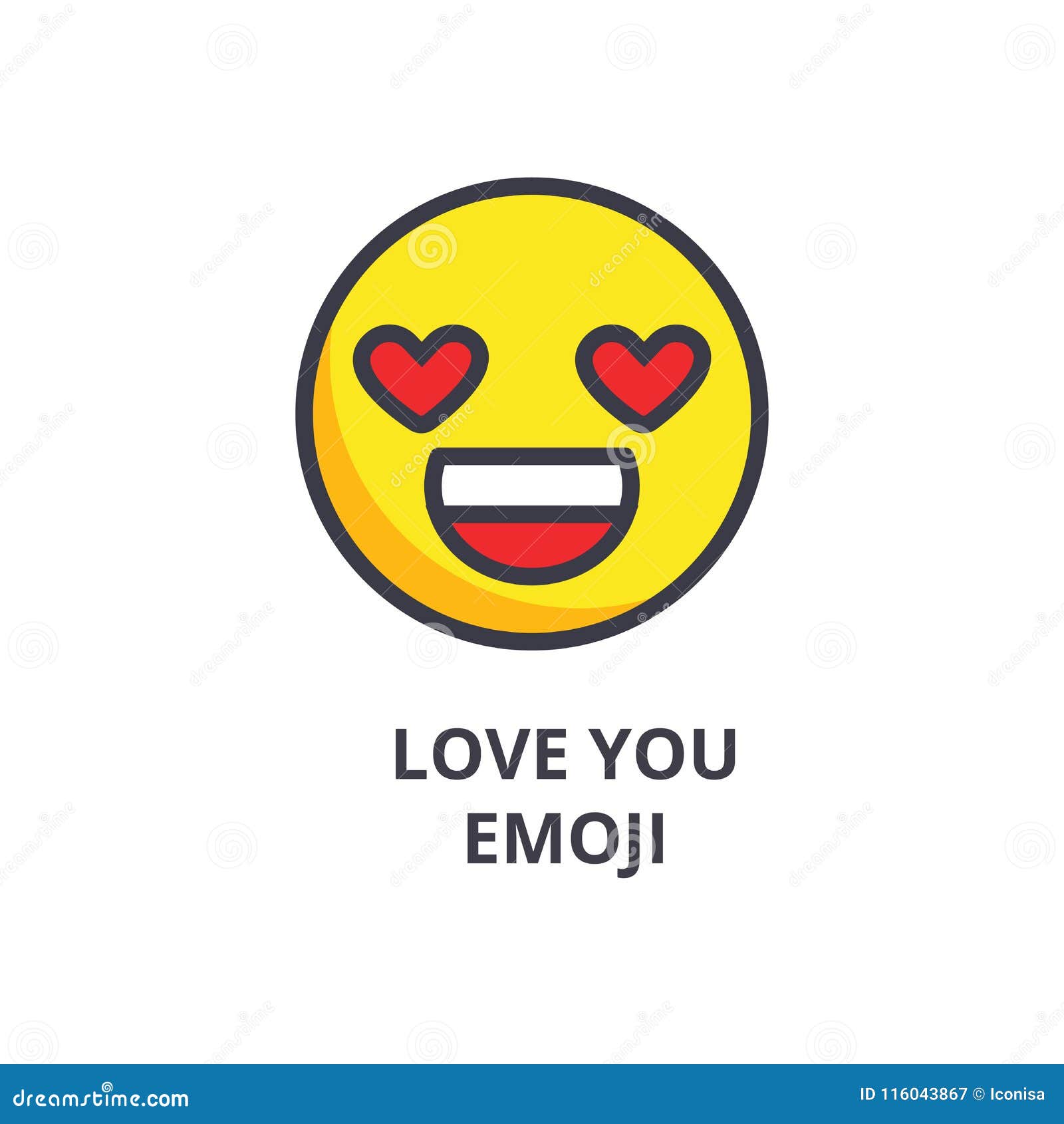 Emoji i love you 14 different