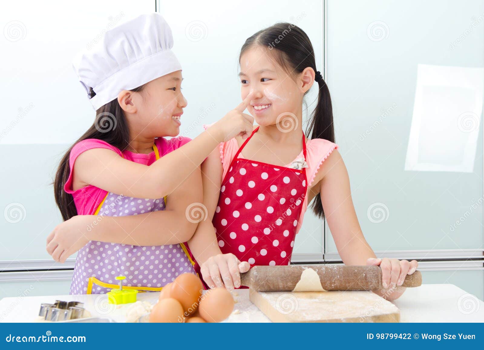 Baking fun stock photo. Image of cheerful, bake, home - 98799422