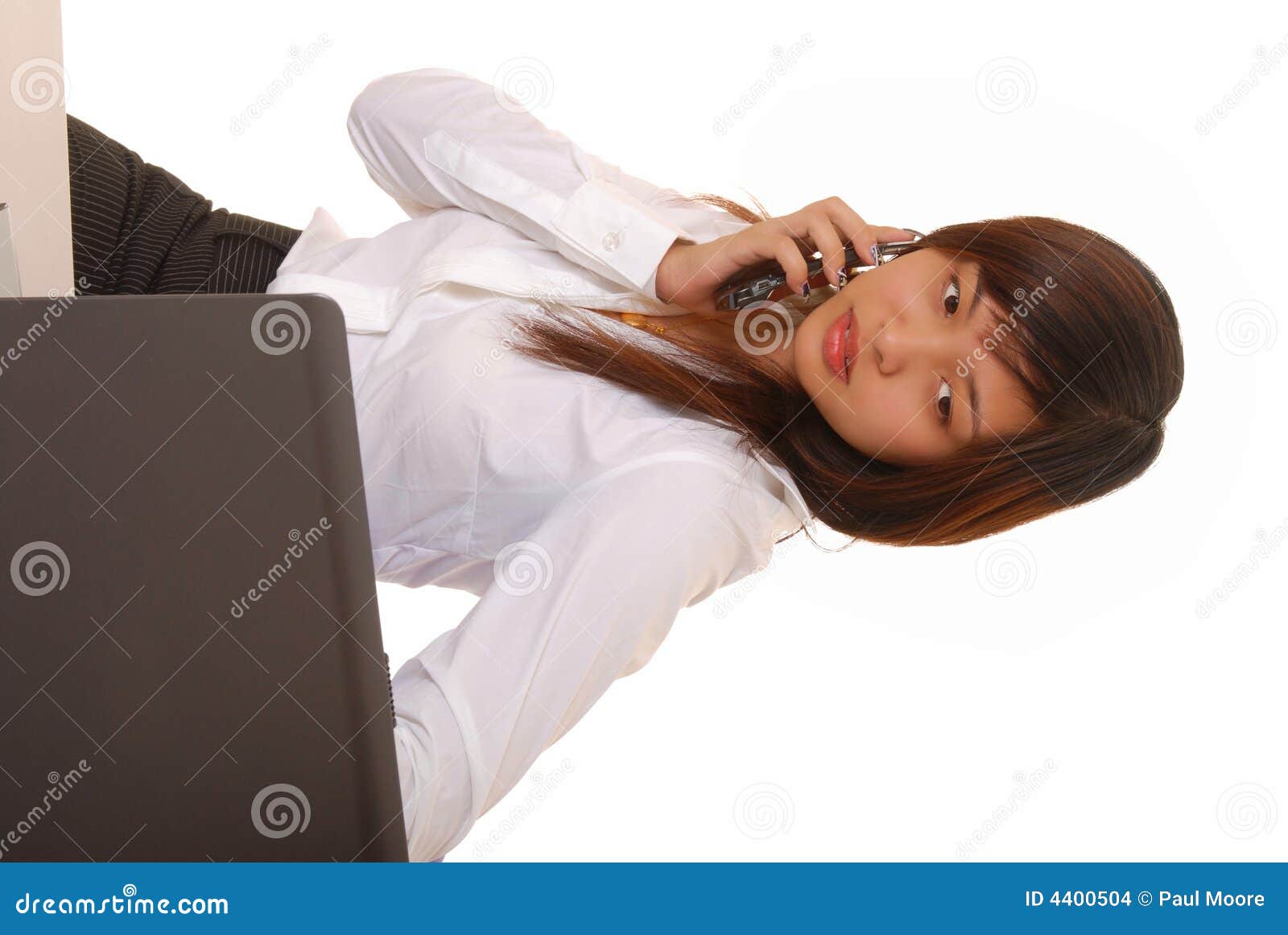 Lovely Business Woman stock photo. Image of center, brunette - 4400504