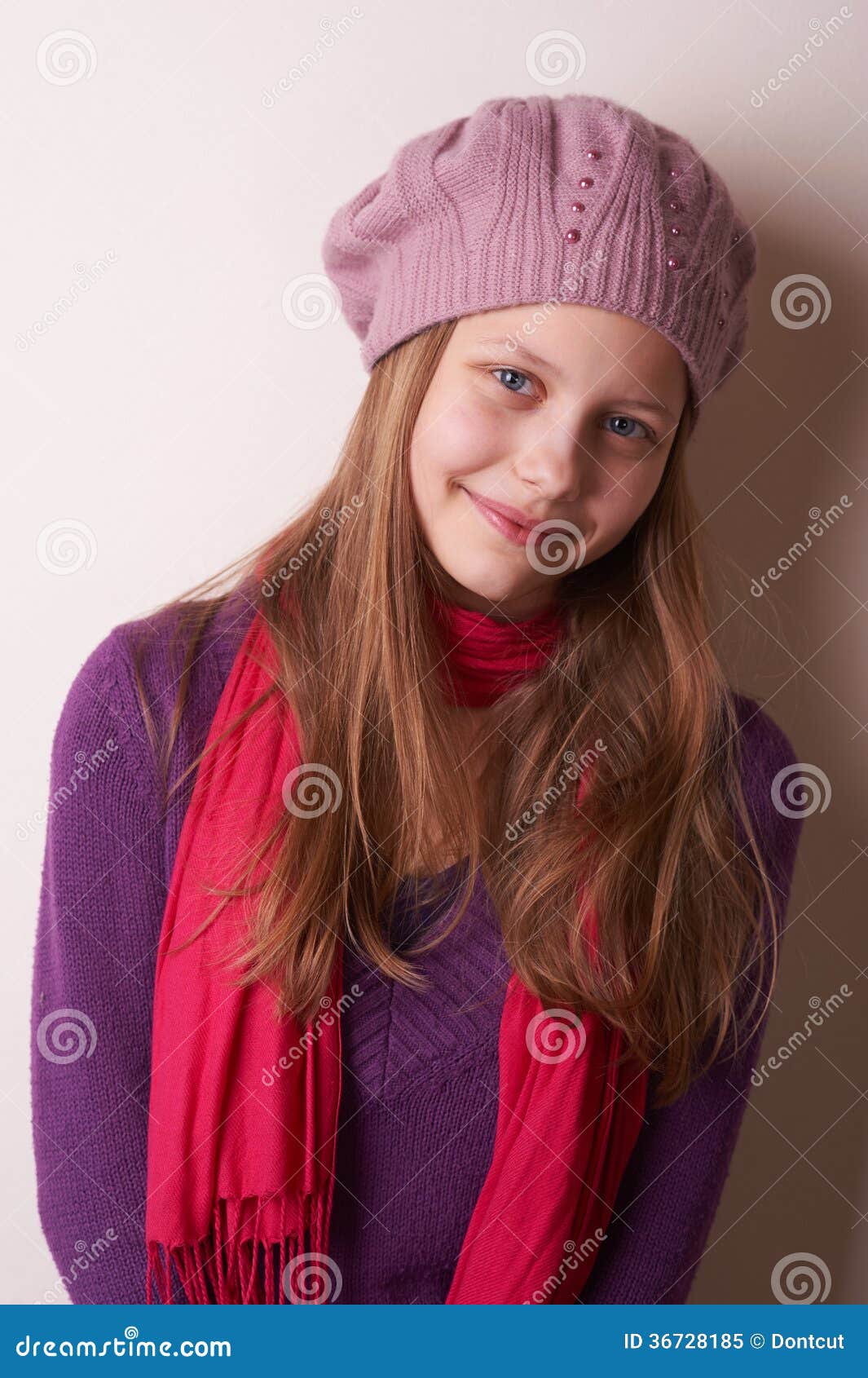 Lovely cute teen girl stock image. Image of carefree - 36728185