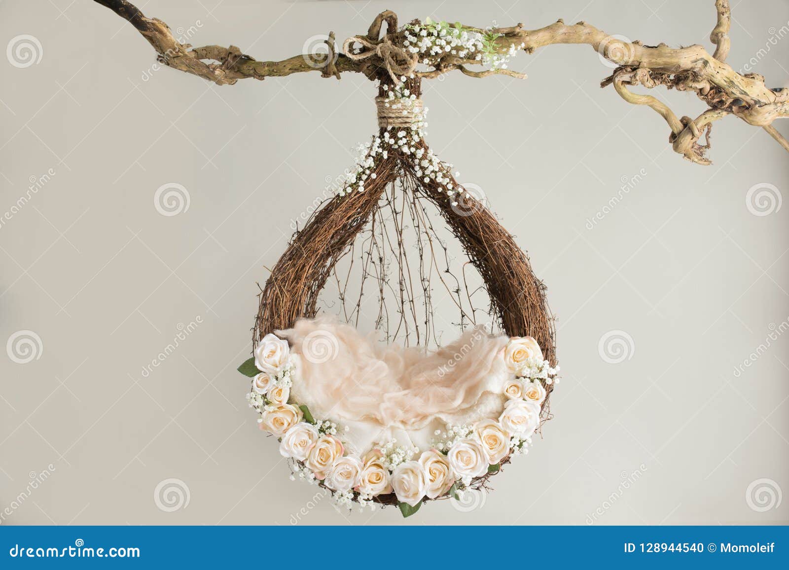 lovely flower background for newborn baby, concept of newborn ba