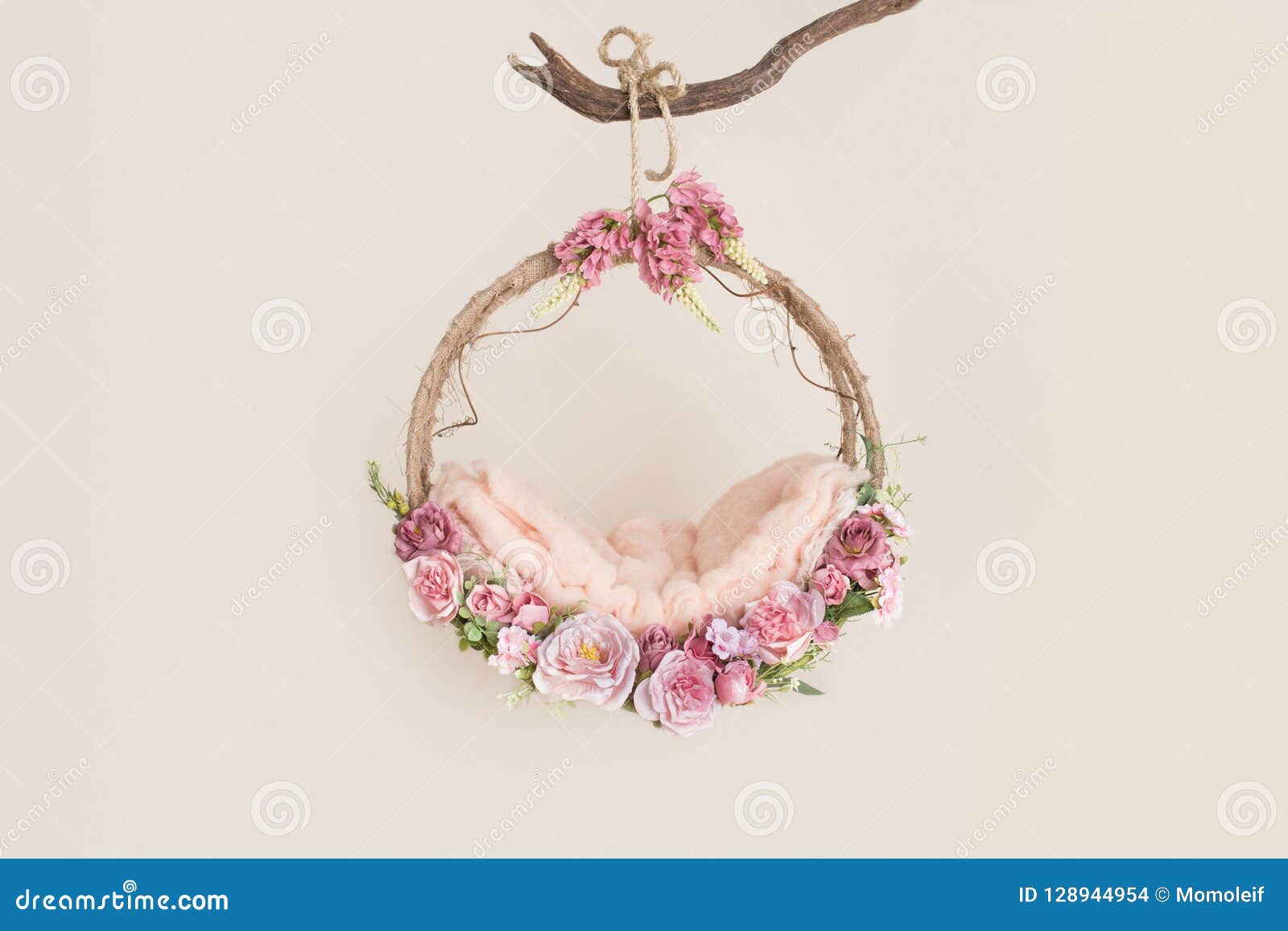 lovely flower background for newborn baby, concept of newborn ba