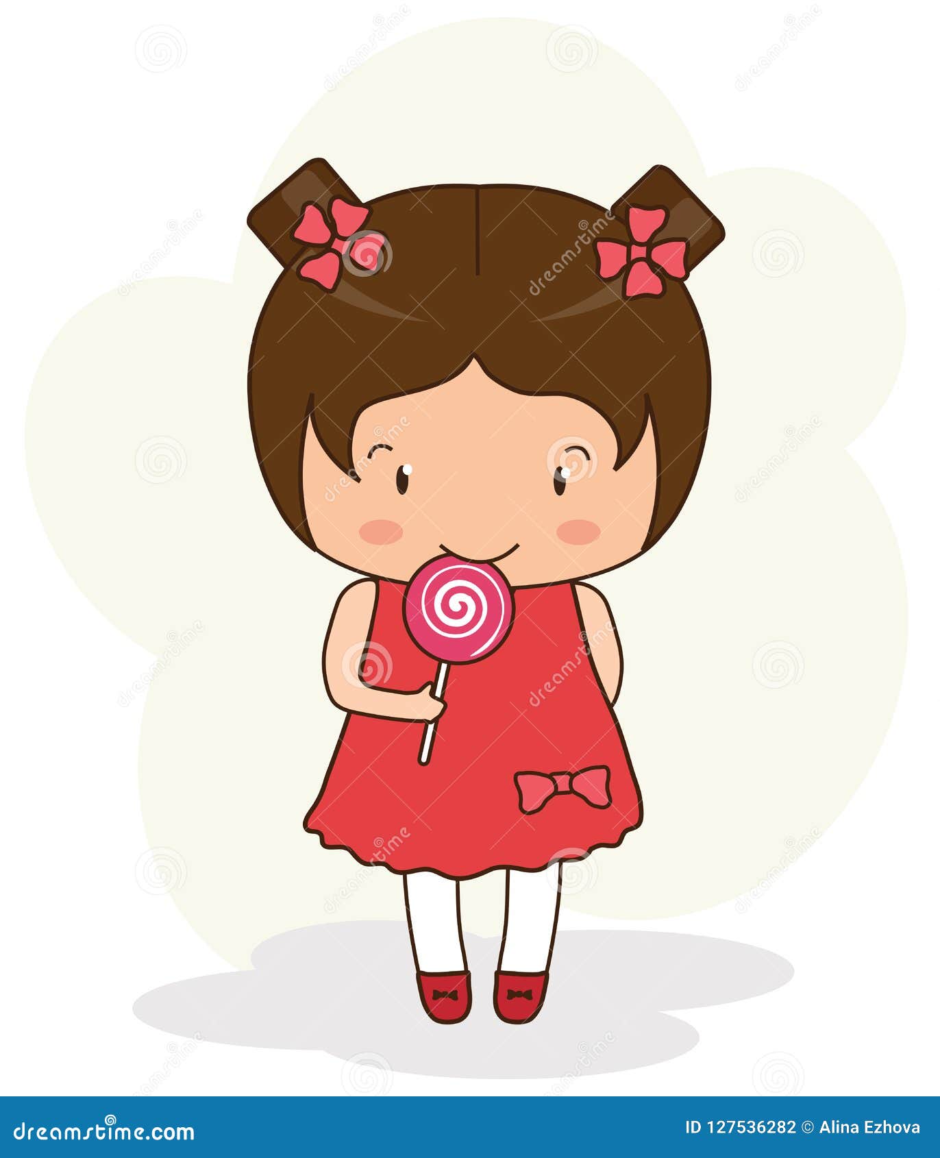 Lovely Girl with a Lollipop. the Cartoon Stock Illustration - Illustration of drawing, dress: 127536282 Lovely Girl with a Lollipop. the Cartoon Stock Illustration - Illustration of drawing, dress: 127536282