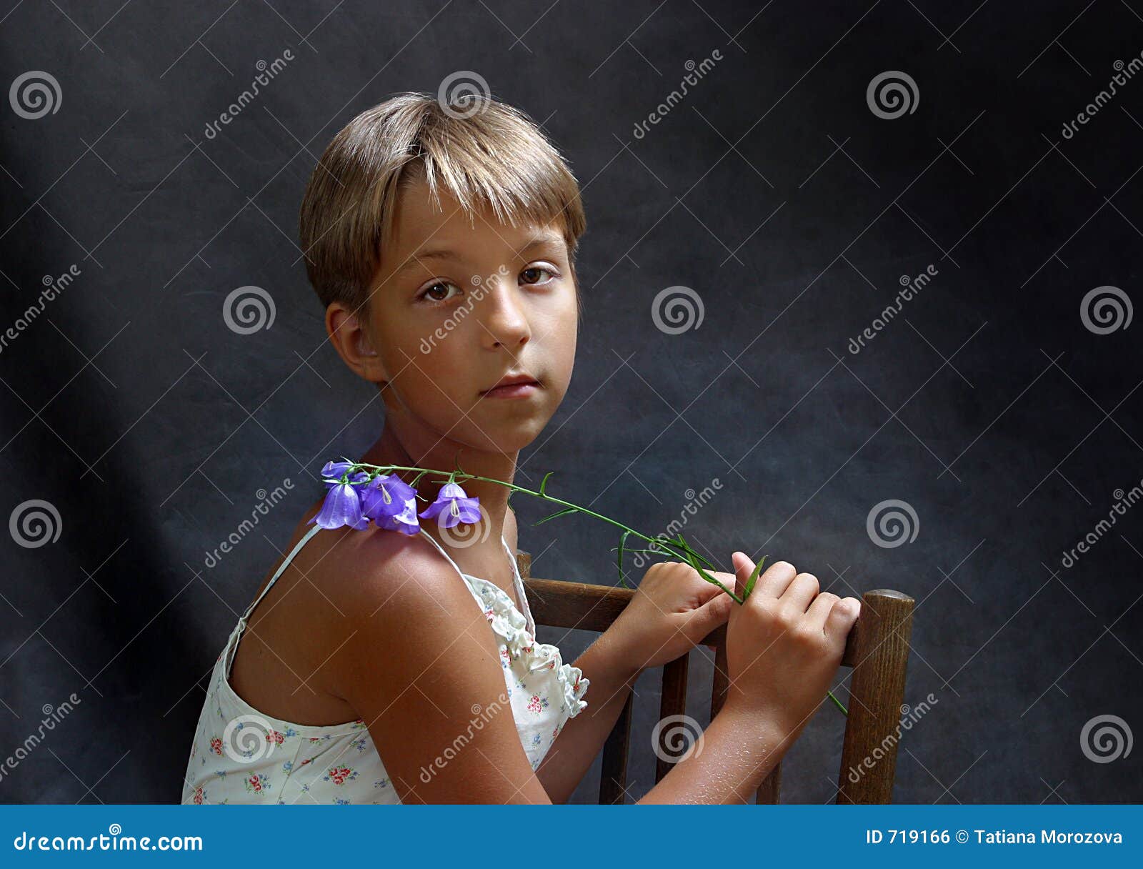 Lovely handbells stock photo. Image of chair, flower, dress 719166