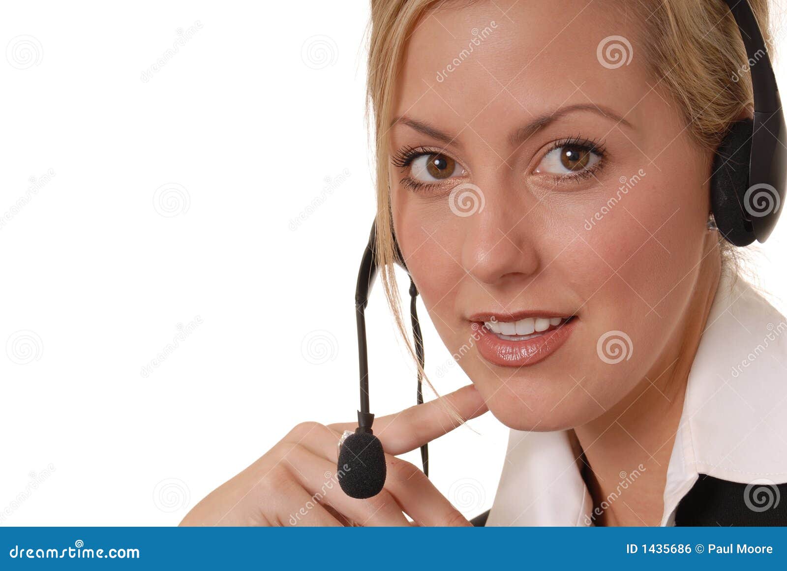 Lovely Help Desk Lady 2 stock photo. Image of center, receptionist