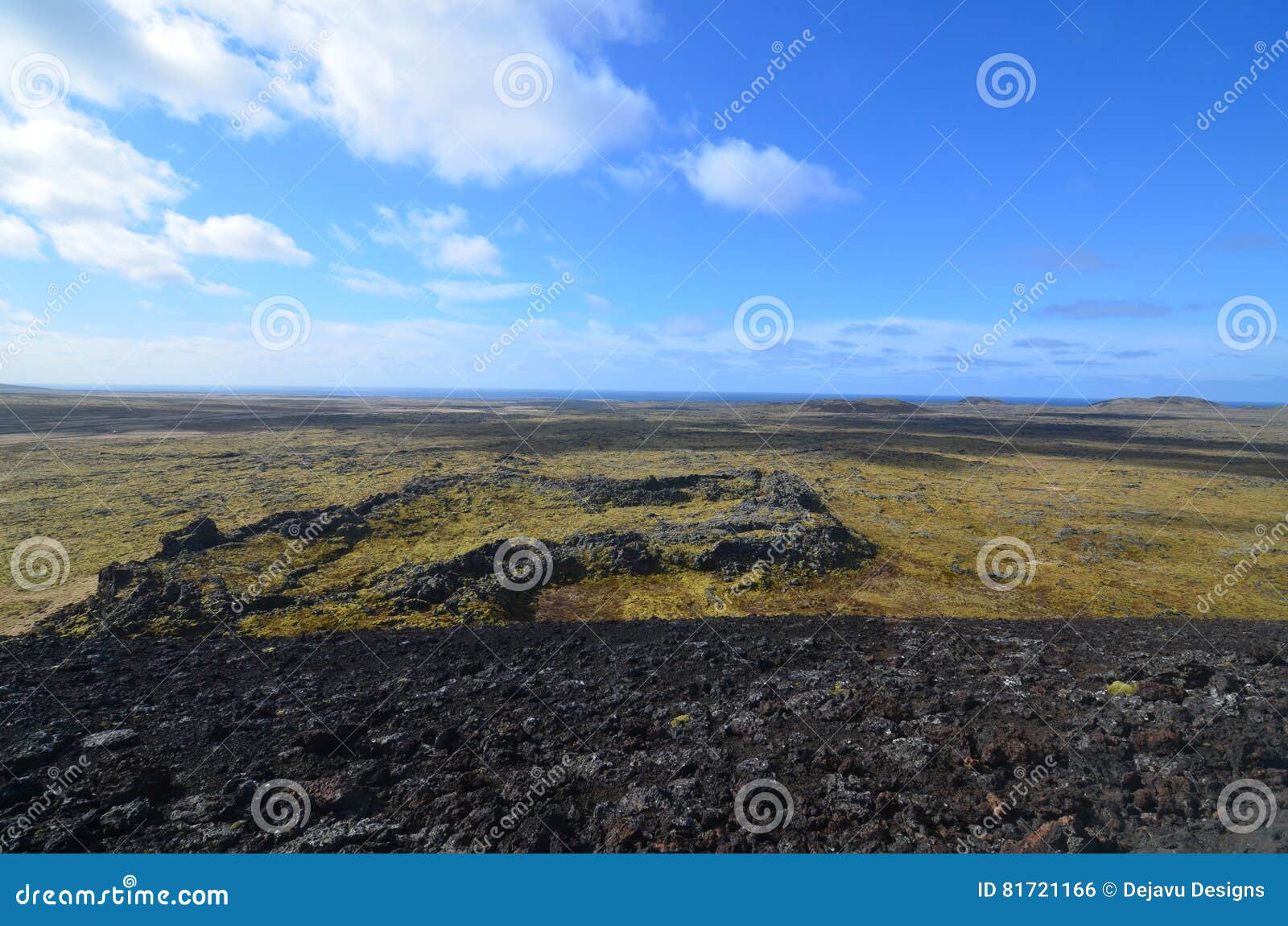 lovely landscape surrounding eldborg crater