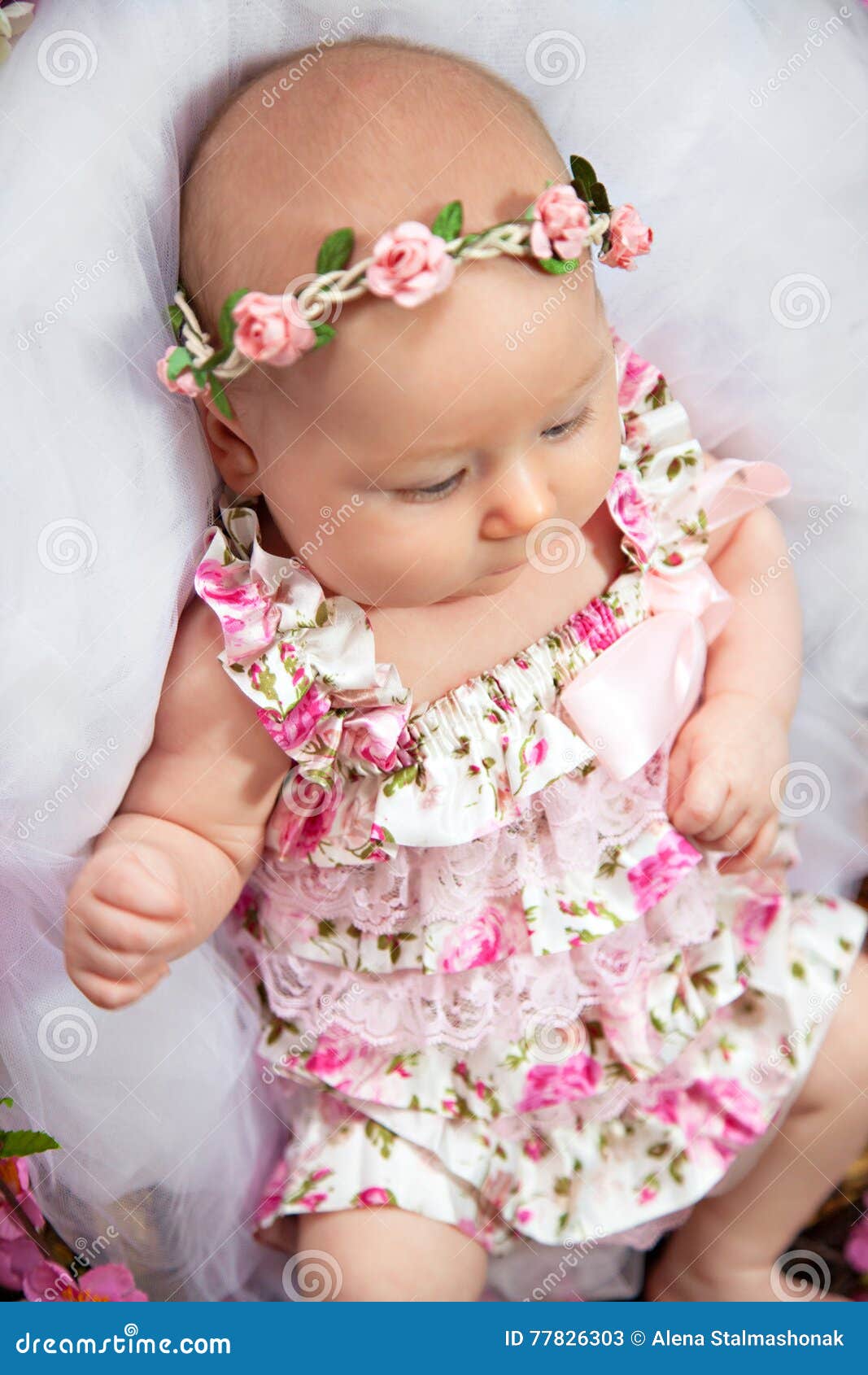 Lovely Little Child Girl in Princess Fairy Dress Stock Image ...