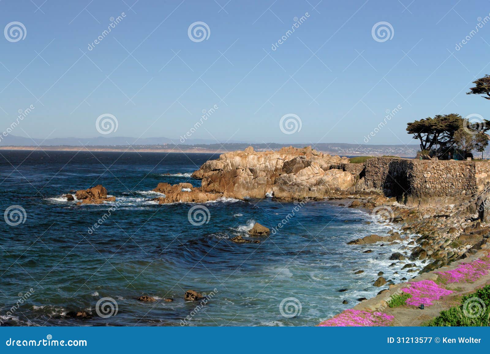 lover's point at pacific grove, california.