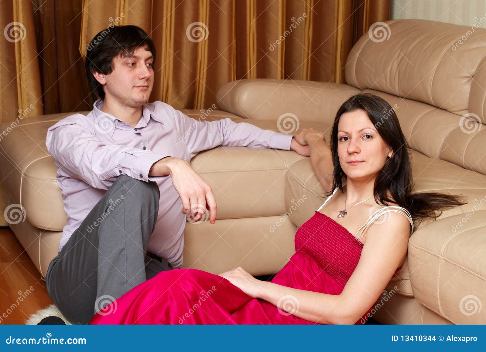 Loving Couple At Home Stock Photo Image Of Female Couple 13410344