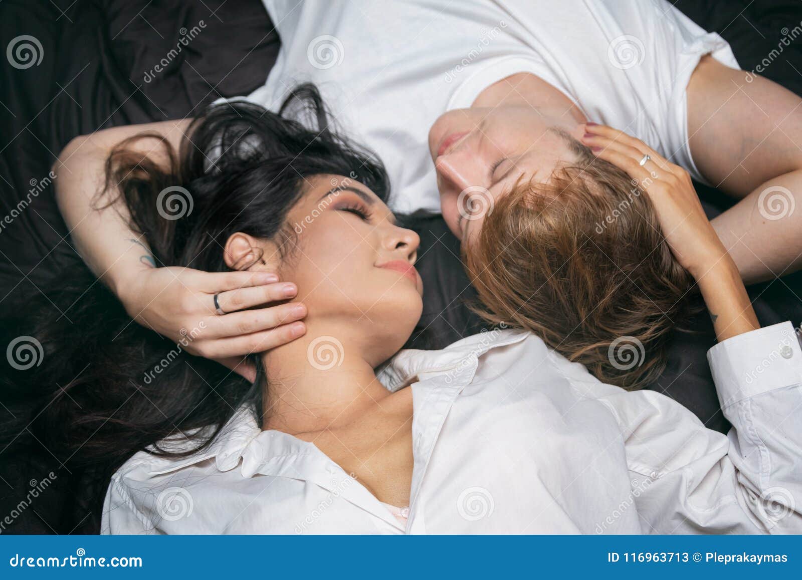 Romantic images of couples in love