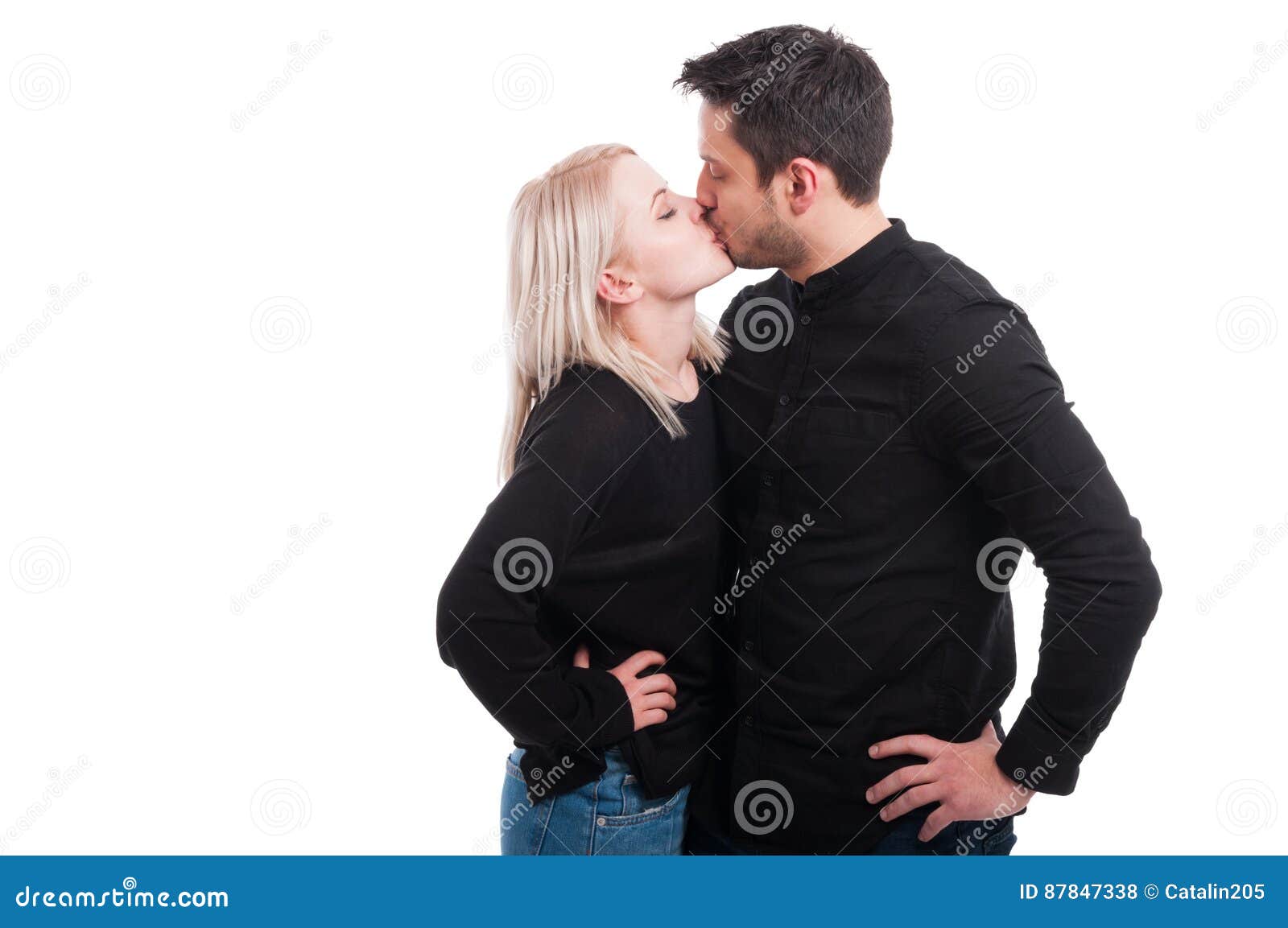 Loving Couple Kissing Passionately Stock Photo Image of kissing