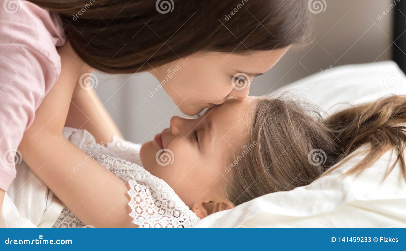 Loving Mother Kissing Cute Kid Daughter Waking Up In Morning Stock Image Image Of Kiss Health Loving Mother Kissing Cute Kid Daughter Waking Up In Morning Stock Image Image Of Kiss Health