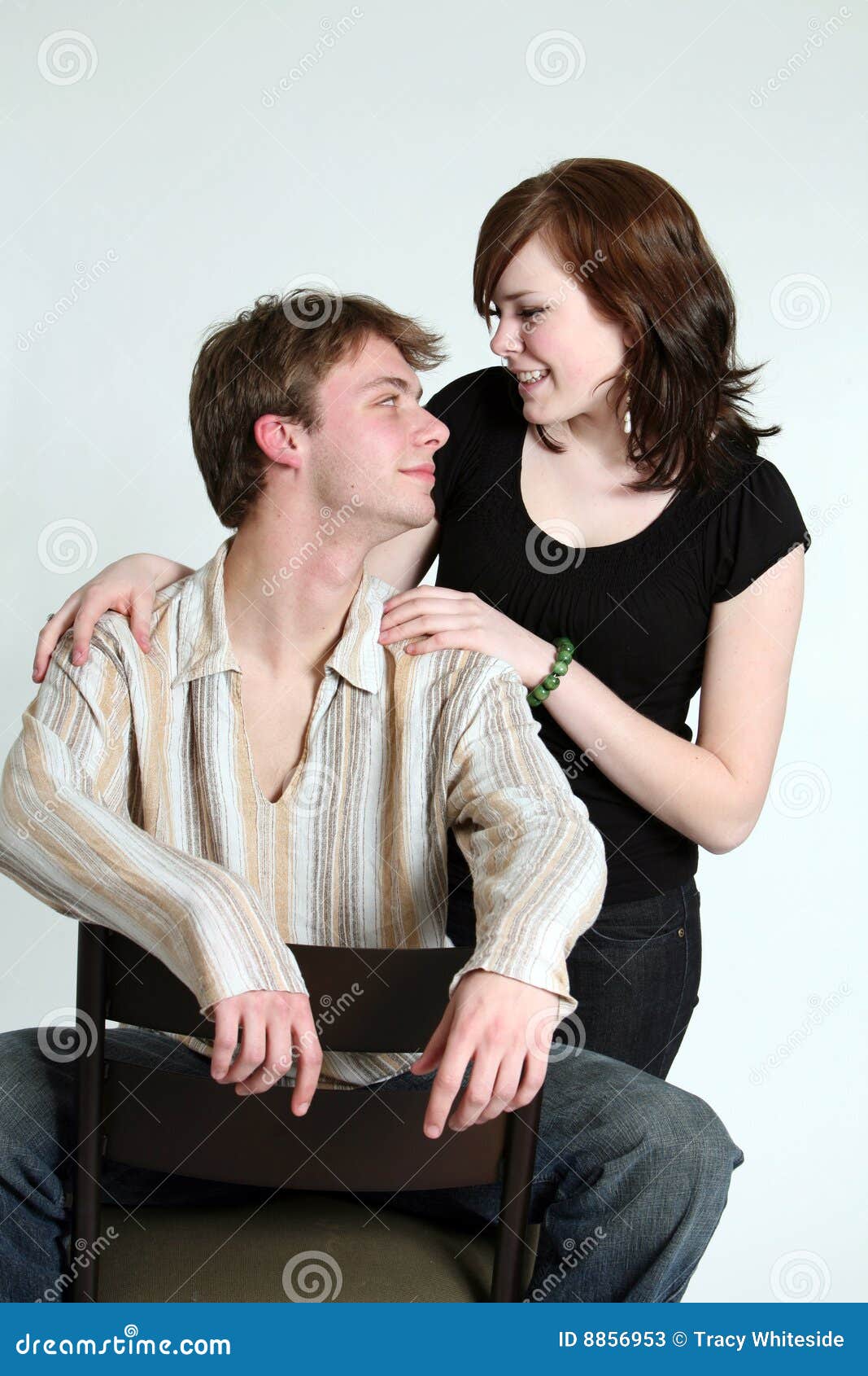Loving Teen Couple Stock Image Image Of Shot Love Happines