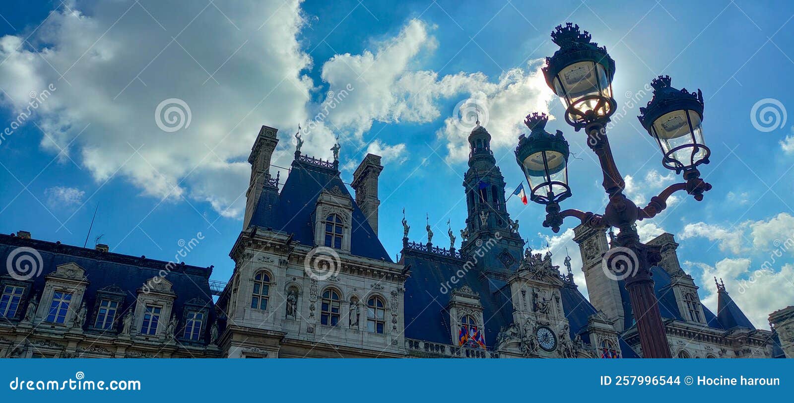 Town hall in Paris stock photo. Image of life, built 257996544