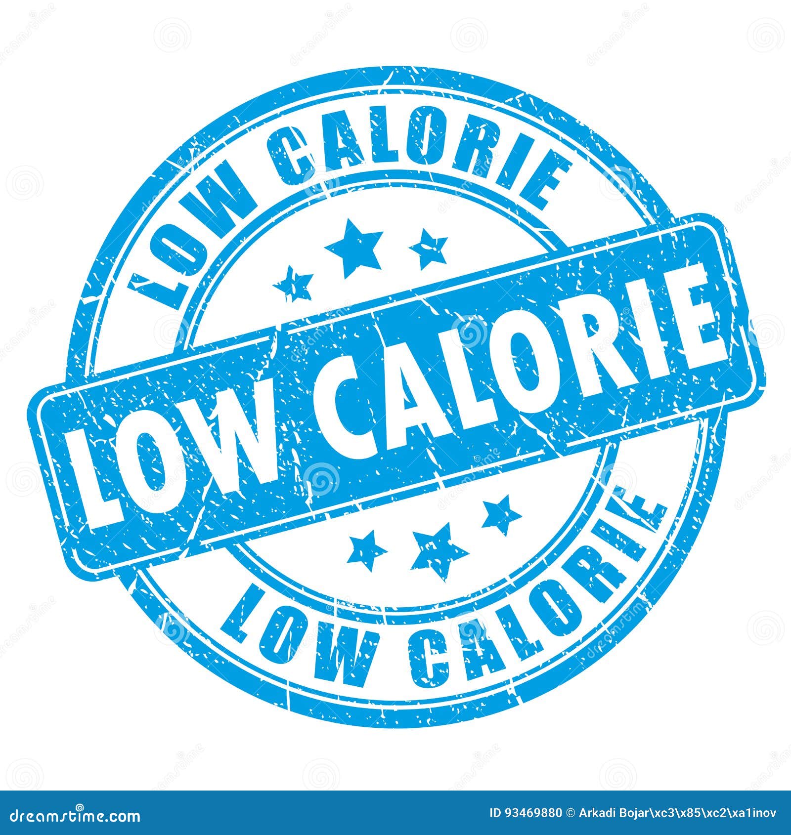 low calorie rubber stamp