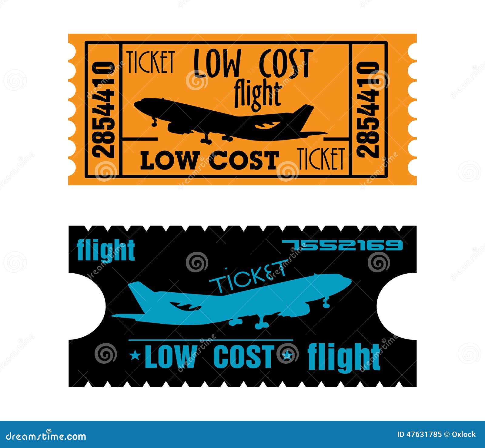Low cost flight tickets stock vector. Illustration of abstract 47631785