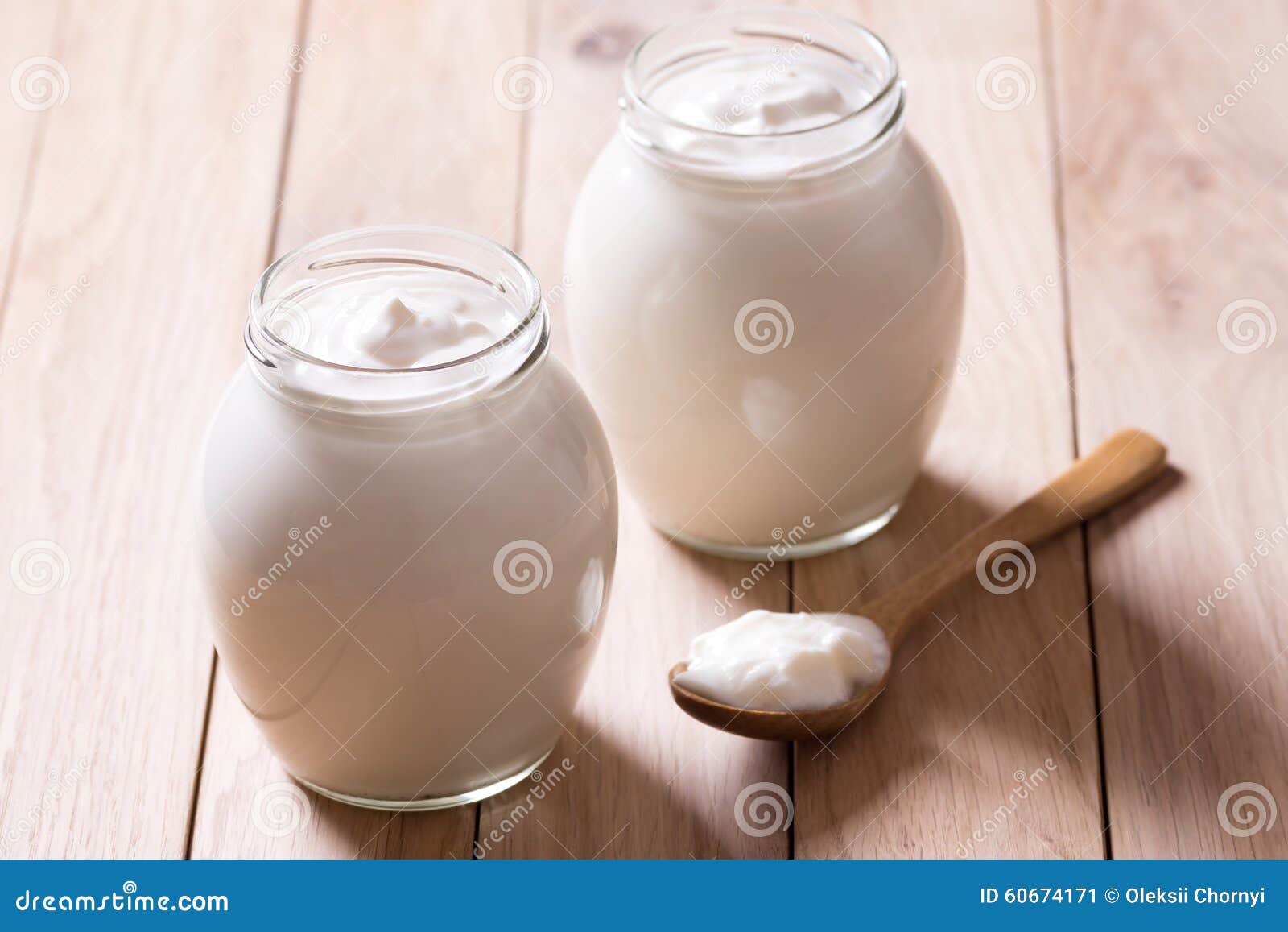 Low-fat yogurt stock image. Image of healthy, table, ingredient - 60674171