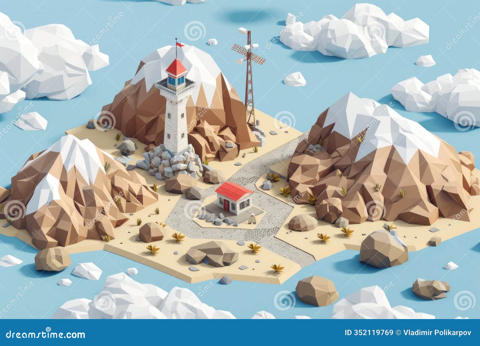 록키 산맥 피크 로우 폴리 3D 모델 $49 - .3ds .c4d .dae .fbx .obj - Free3D, image size:1600x1156