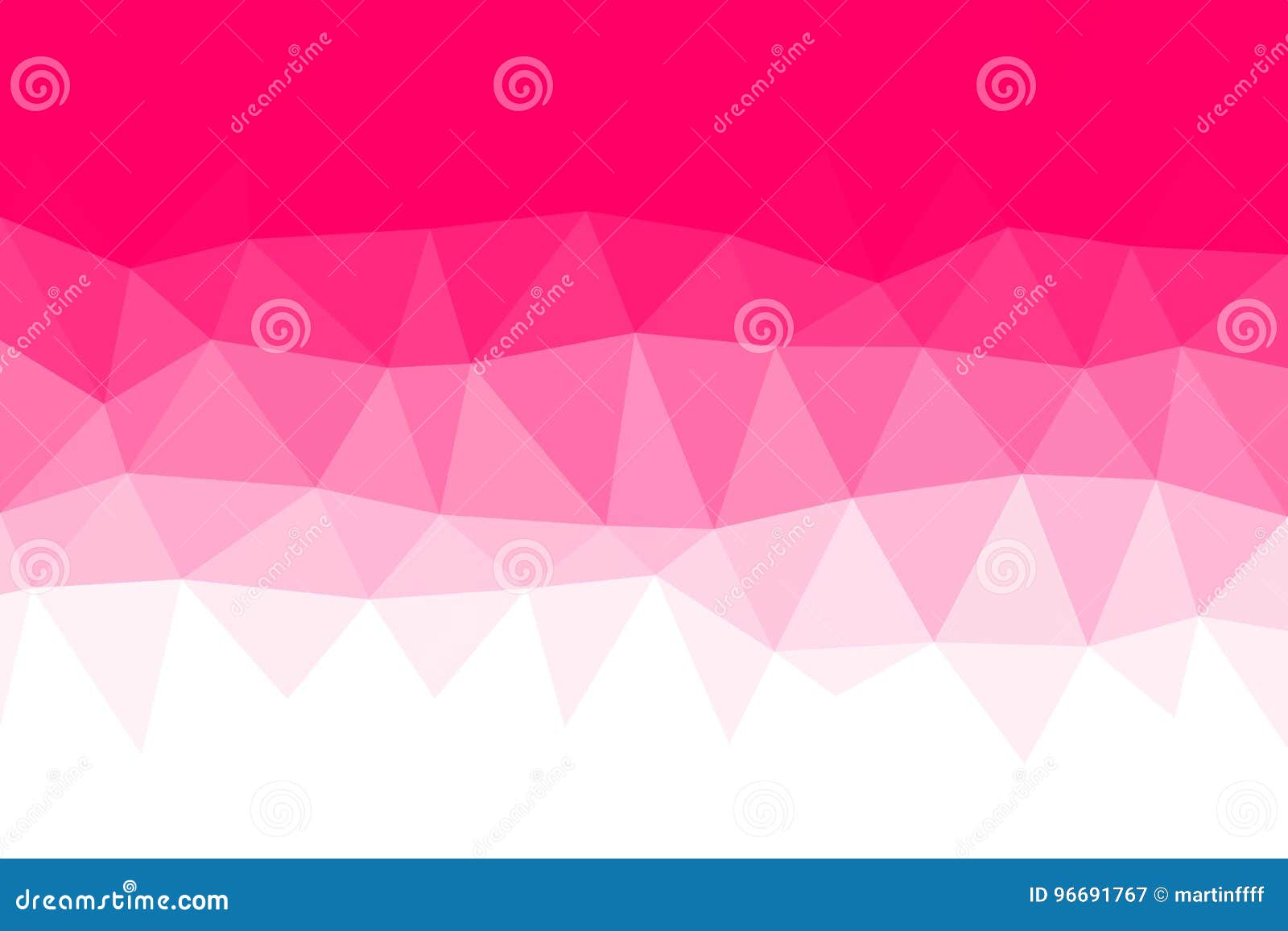 Low Polygonal Triangles Purple Pink White Background Stock Vector