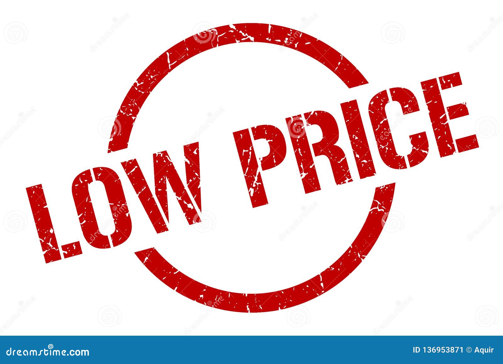 Low price stamp stock vector. Illustration of banner - 136953871