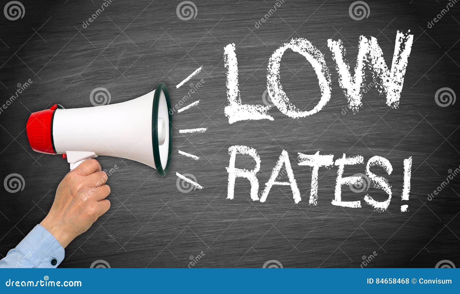 low rates marketing and sales concept