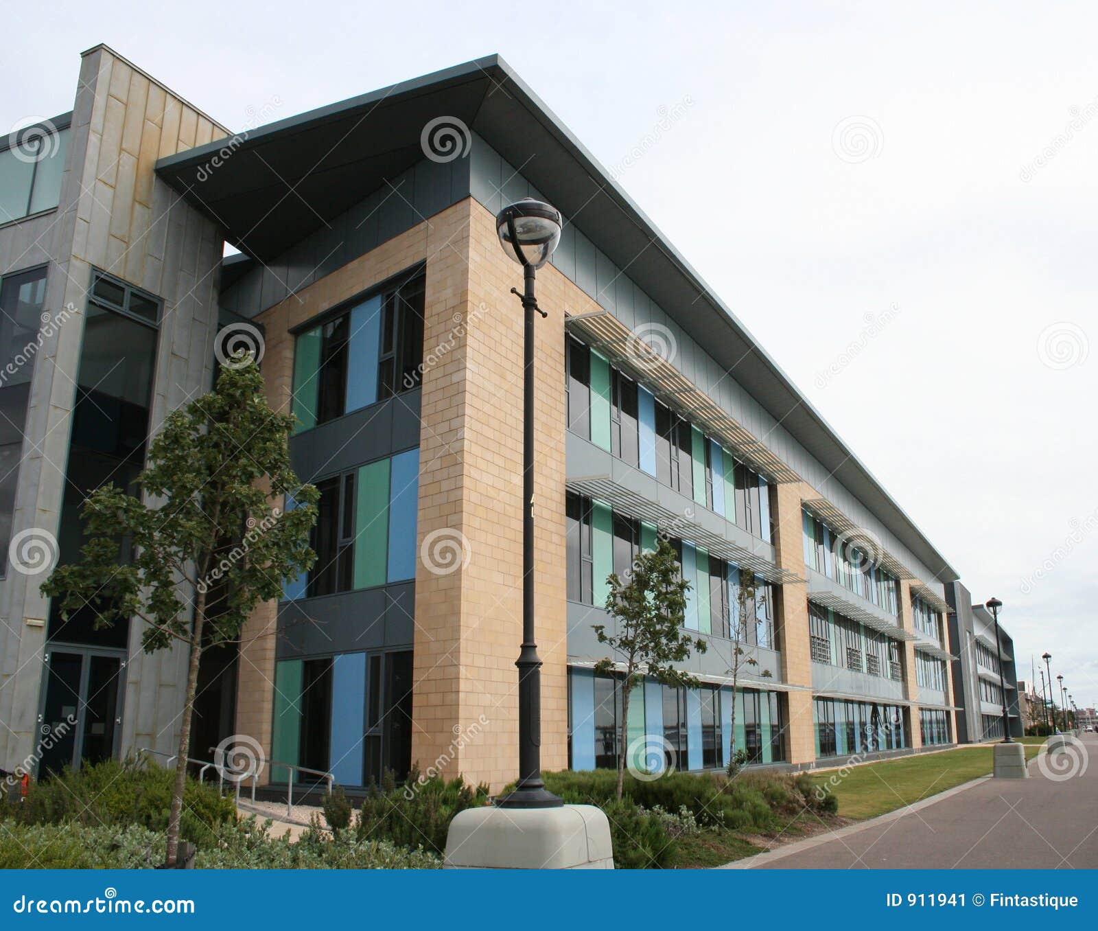 Low rise office building stock image. Image of tint, architecture 911941