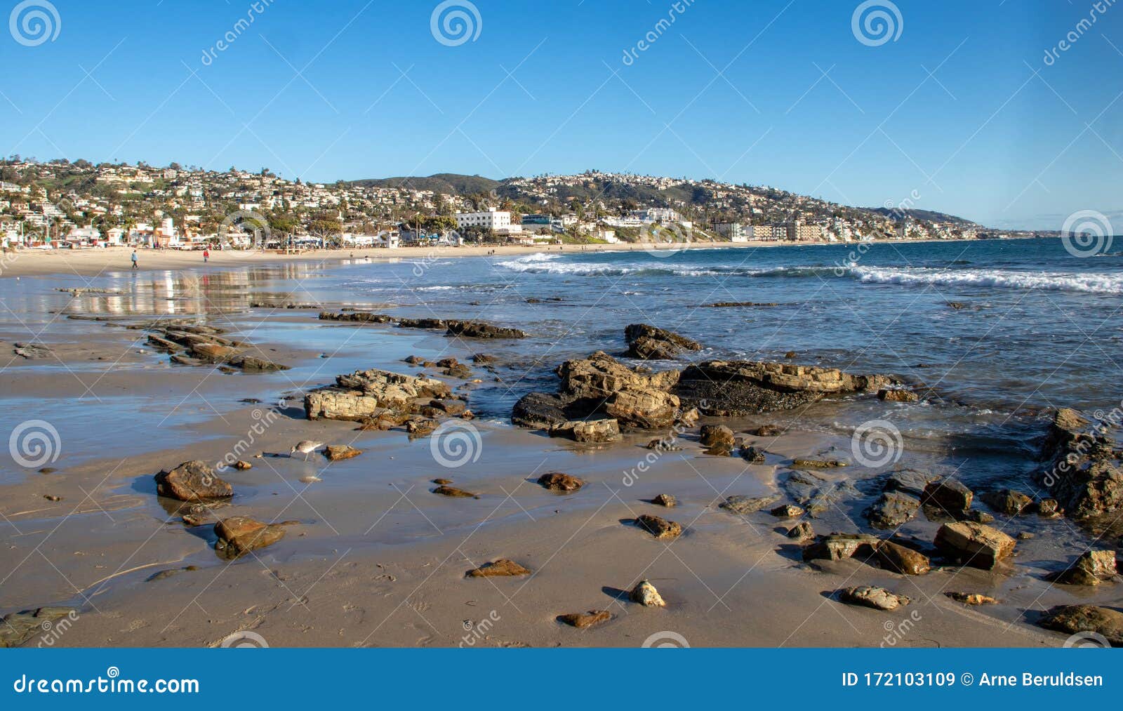 Low Tide in Laguna Beach, California Stock Image Image of laguna