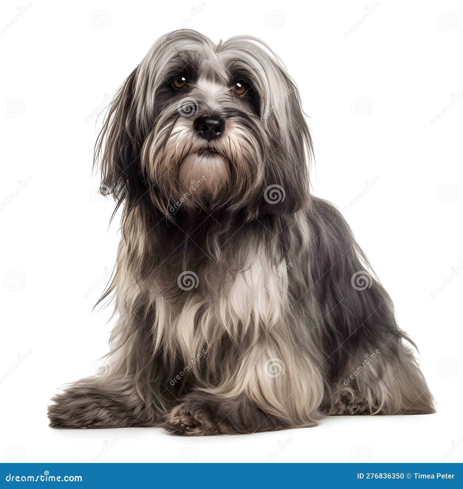 Lowchen Breed Dog Isolated on White Background Stock Photo Image of happy, high 276836350