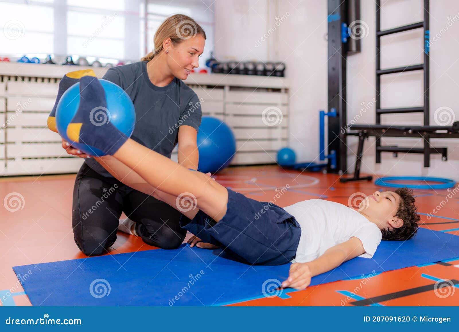 Lower Abdominal and Iliopsoas Muscle Exercise for Children Stock Photo Image of healthcare