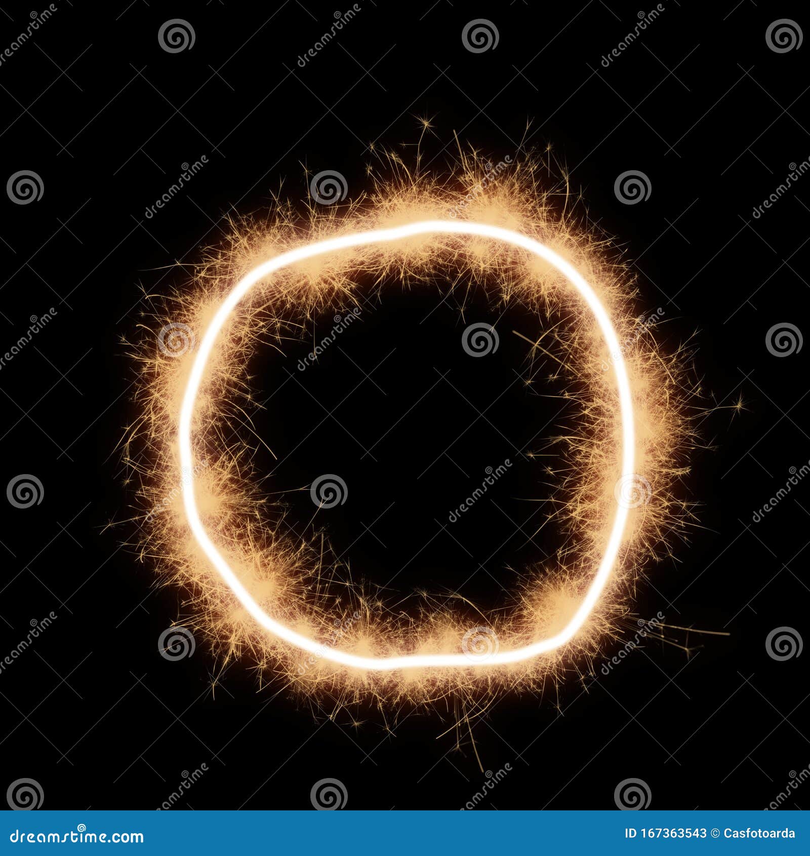 Lower Case O Letter of Alphabet on a Black Background Stock Image