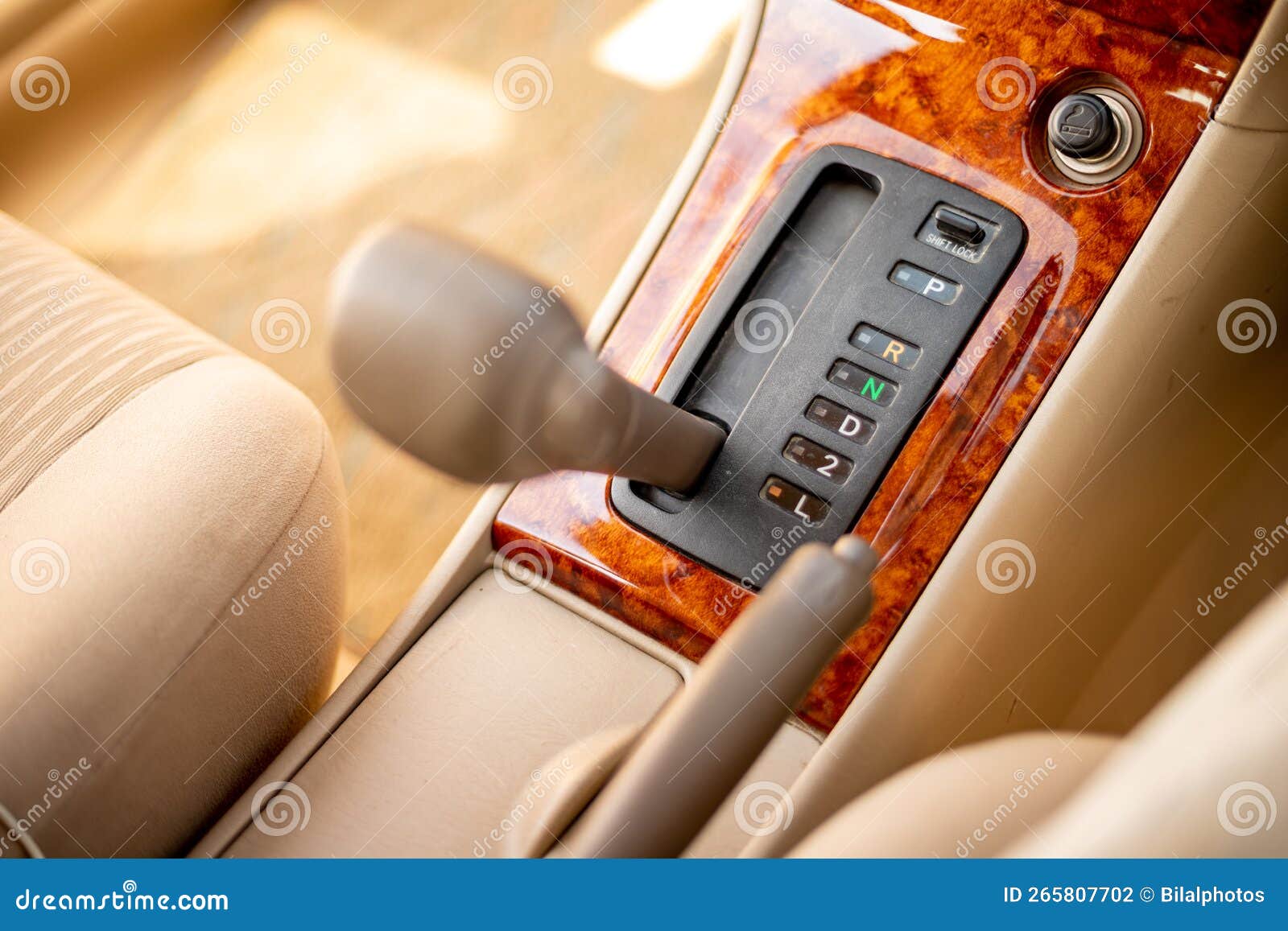 Lower L Gear of an Automatic Transmission Stock Photo Image of