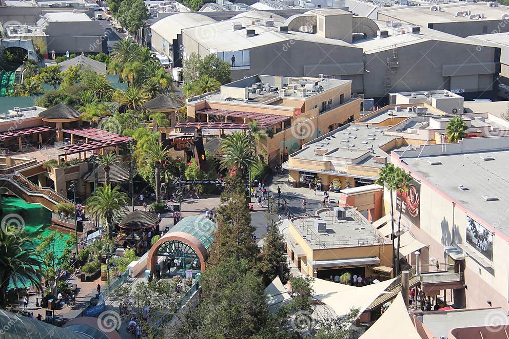 Lower Lot at Universal Studios Hollywood Editorial Stock Photo Image