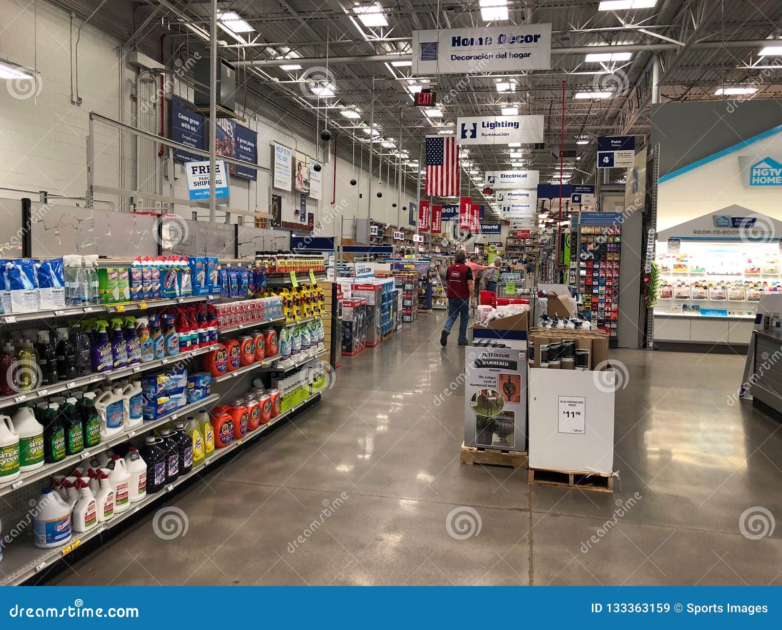 Lowes Home Improvement Store Editorial Stock Image Image Of