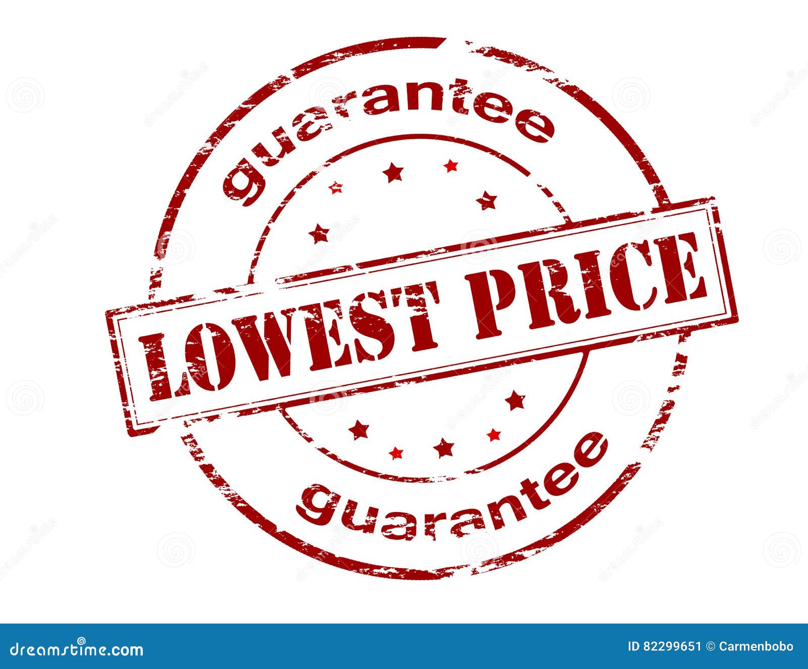 Lowest price guarantee stock illustration. Illustration of price 82299651