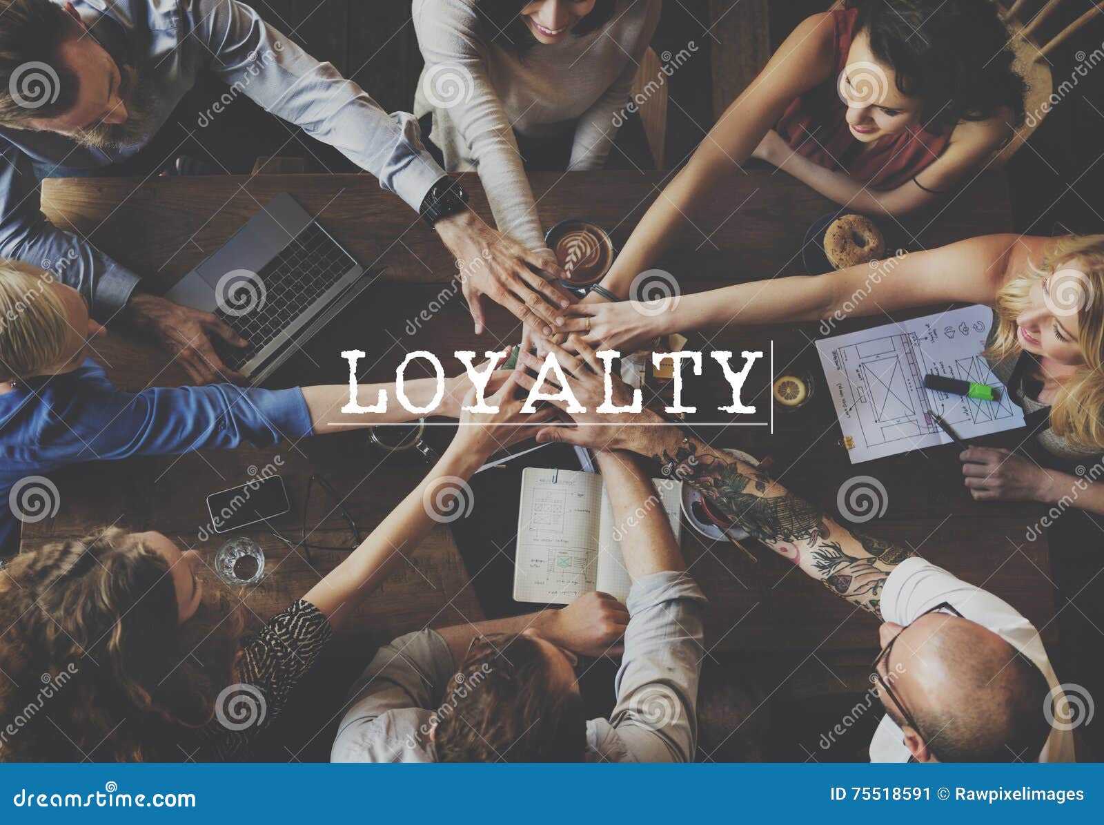 Loyalty Honesty Trust Sincerity Concept Stock Image Image of reliable