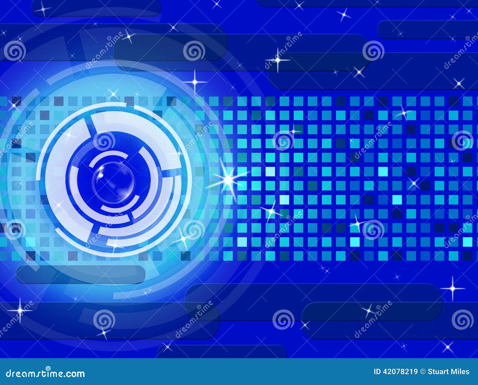 LP Background Means Record DJ and Party Stock Illustration