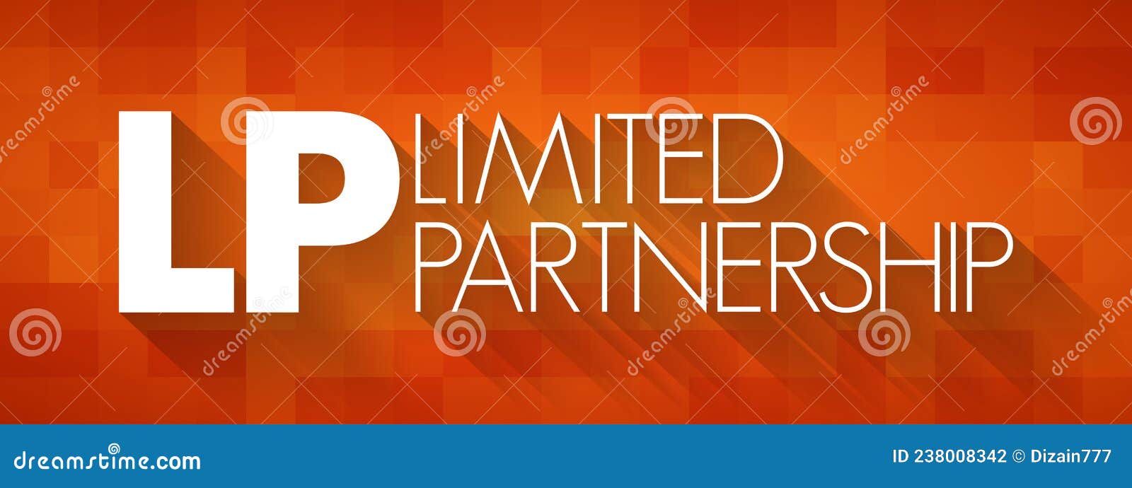 LP Limited Partnership Acronym, Business Concept Background Stock