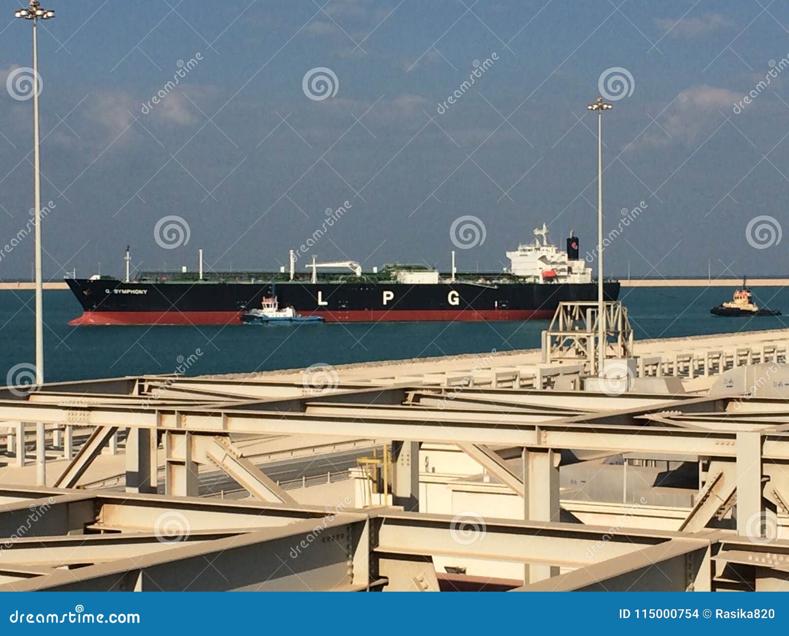 LPG Gas Shipping editorial stock image. Image of petroleum 115000754