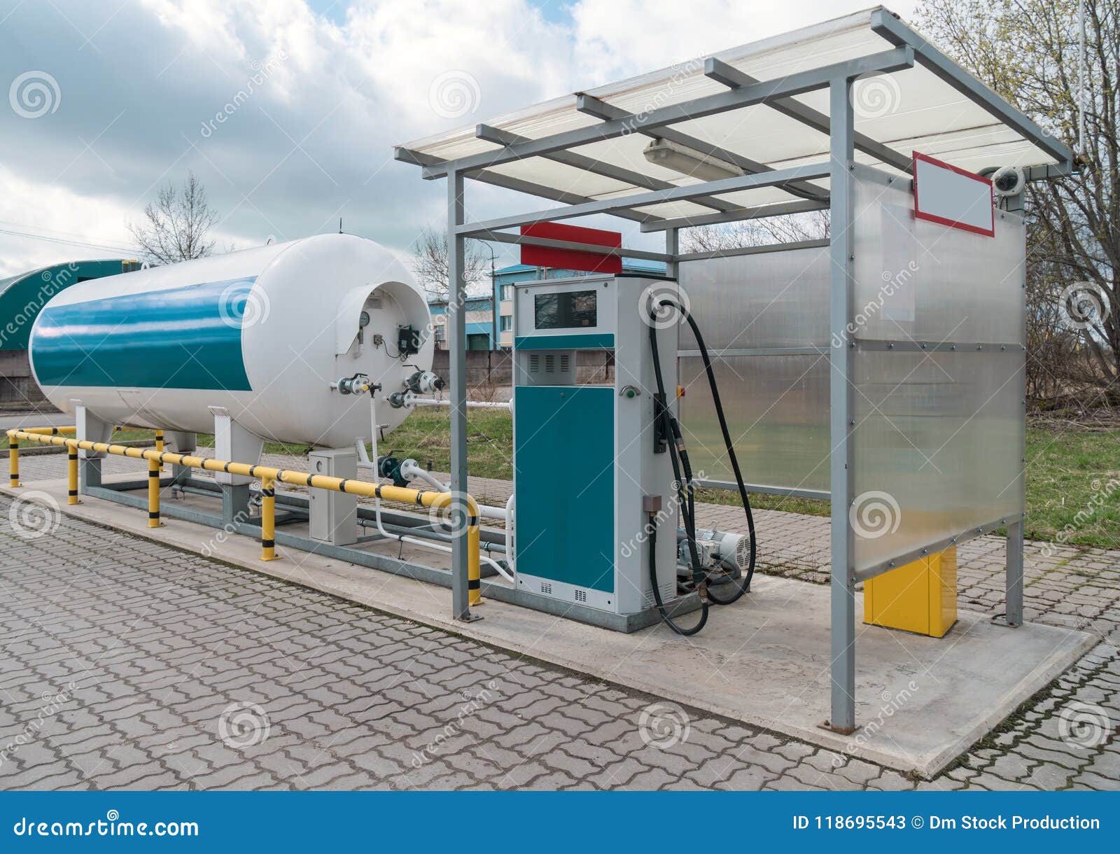 Lpg Gas Station Stock Image Image Of Nobody Gasoline 118695543