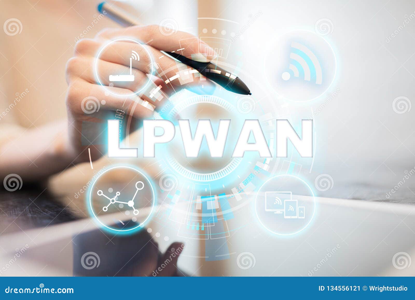 lpwan - low power wide area network, modern technology, telecommunication and internet concept.